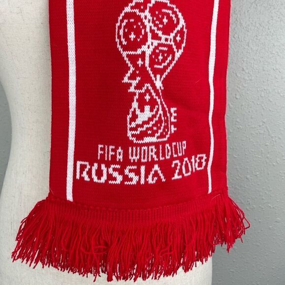 NWT Denmark FIFA 2018 World Cup Scarf - Picture 3 of 6